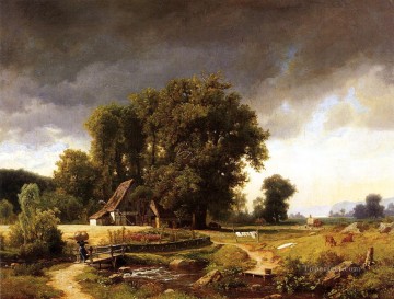 Paisaje de Westfalia Albert Bierstadt Pinturas al óleo